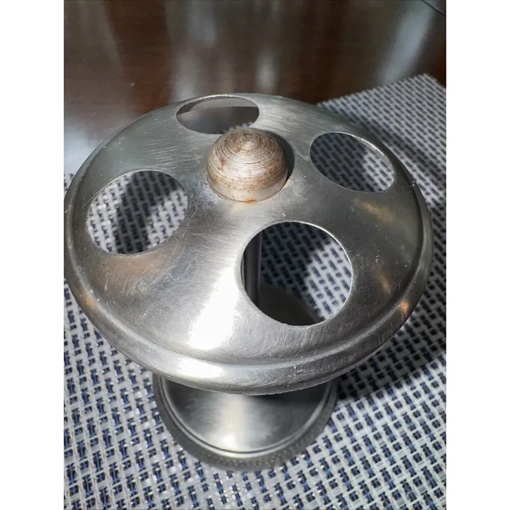 Vintage Stainless Steel Toothbrush Holder